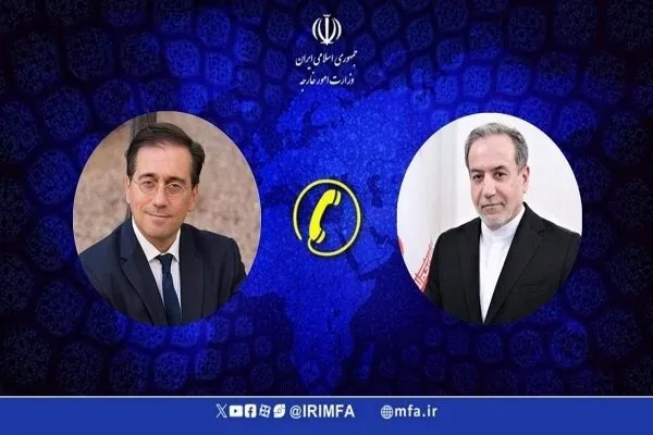 Iran, Spain FM confer on intl., regl. developments