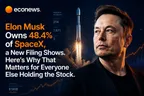 Elon Musk Owns 48.4% of SpaceX, a New Filing Shows
