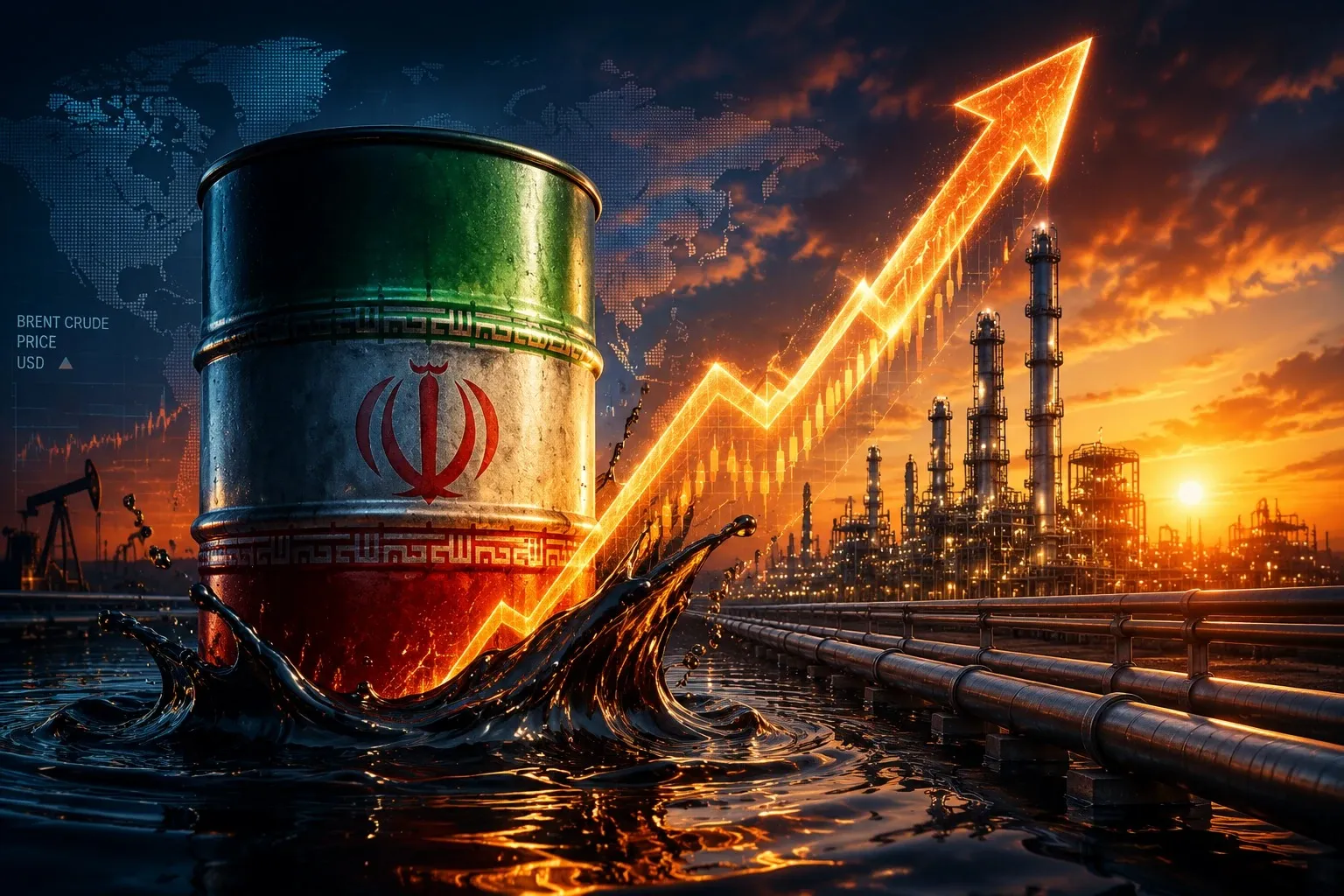 Iran’s oil price per barrel tops $110 at global market