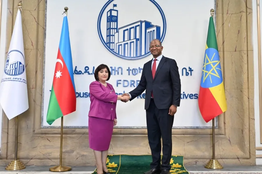 On July 28, as part of her visit to the Federal Democratic Republic of Ethiopia, Speaker of Azerbaijan’s Milli Majlis Sahiba Gafarova met with Speaker of the House of Peoples' Representatives of Ethiopia Tagesse Chaffo.