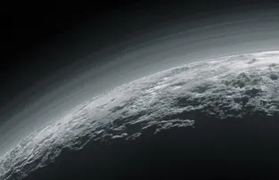 Pluto's hazy atmosphere may be collapsing as it moves farther from the sun