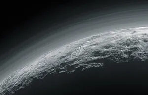 Pluto's hazy atmosphere may be collapsing as it moves farther from the sun