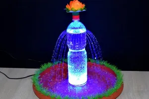 VIDEO: How to Build a DIY LED Desktop Fountain Using a Plastic Bottle
