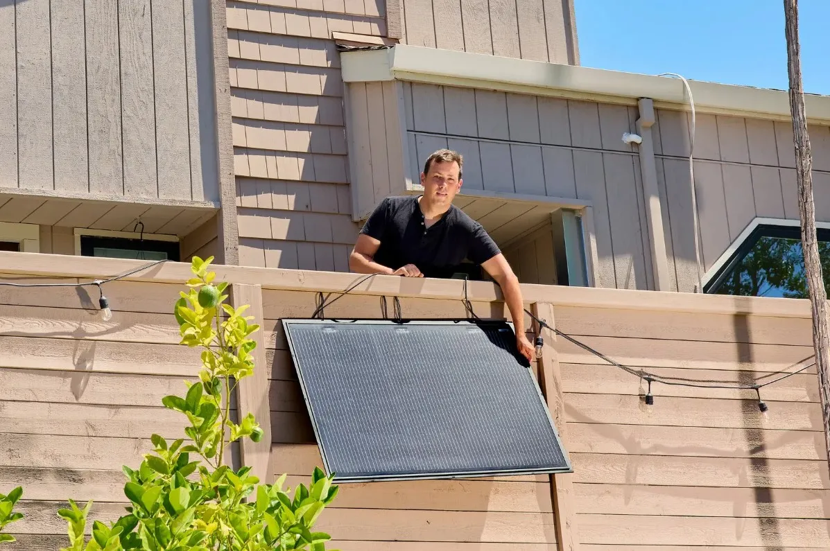 Plug-In Solar Panels Are Starting to Sprout in U.S. Backyards