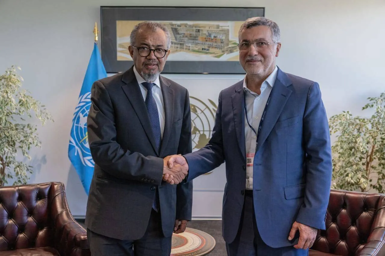 Health minister meets WHO officials in Geneva
