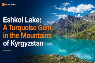 Eshkol Lake: A Turquoise Gem in the Mountains of Kyrgyzstan
