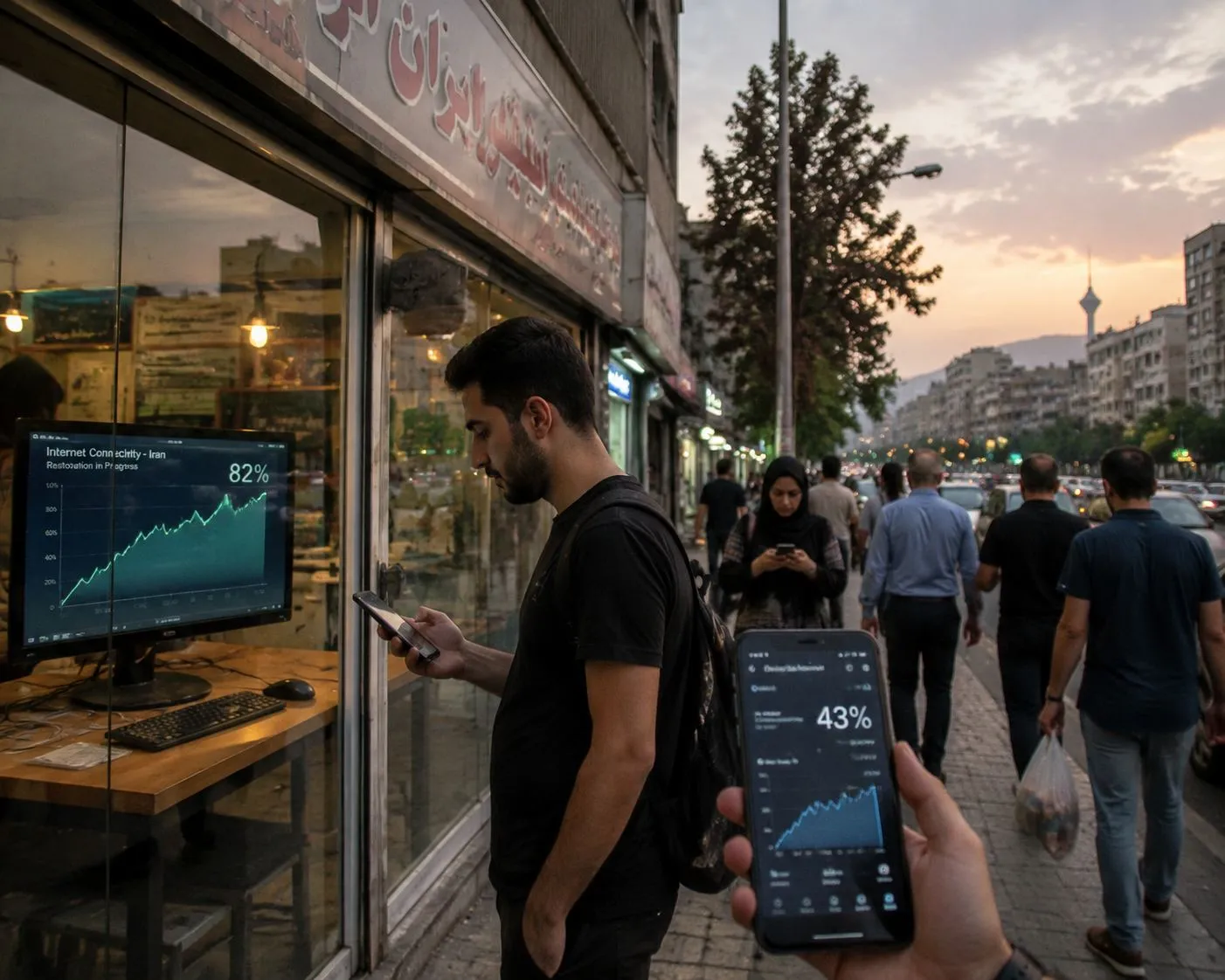 Iranians access to international internet restored