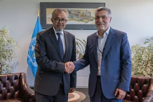 IRAN Health minister meets WHO officials in Geneva