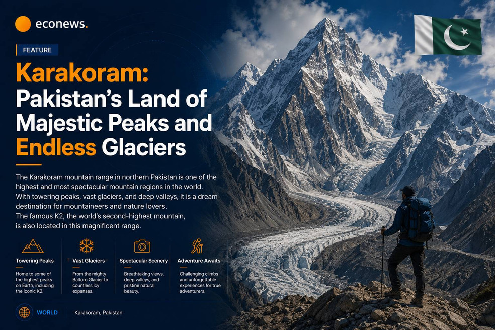 Karakoram: Pakistan’s Land of Majestic Peaks and Endless Glaciers