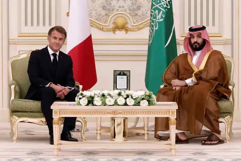 Macron makes surprise Saudi visit as France secures extra diesel supplies