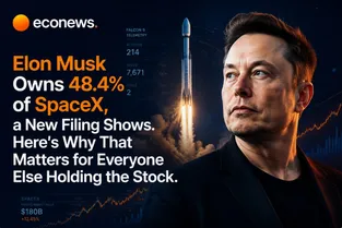 Elon Musk Owns 48.4% of SpaceX, a New Filing Shows