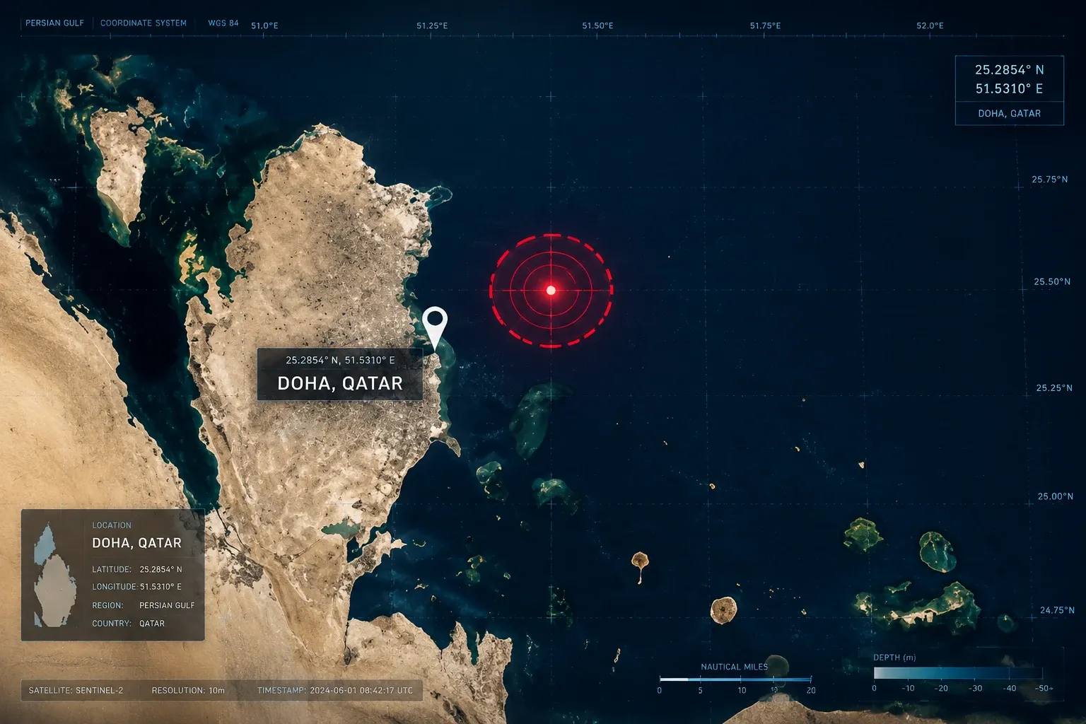 Bulk carrier hit by projectile off Qatar coast