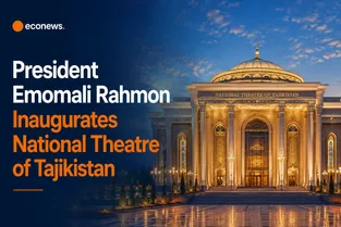 President Emomali Rahmon Inaugurates National Theatre of Tajikistan